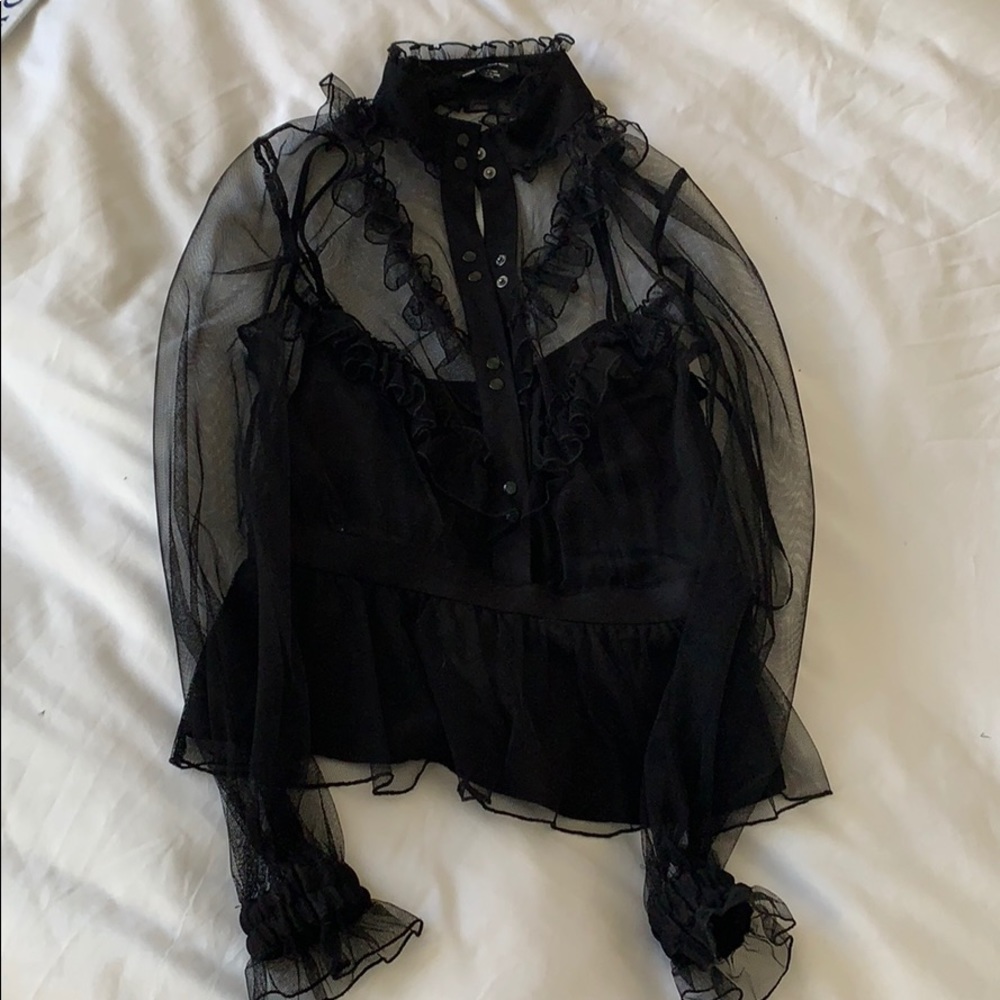 Black BEBE top